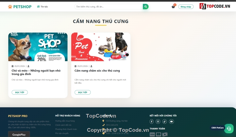 thú cưng,chat bot,Website chat
